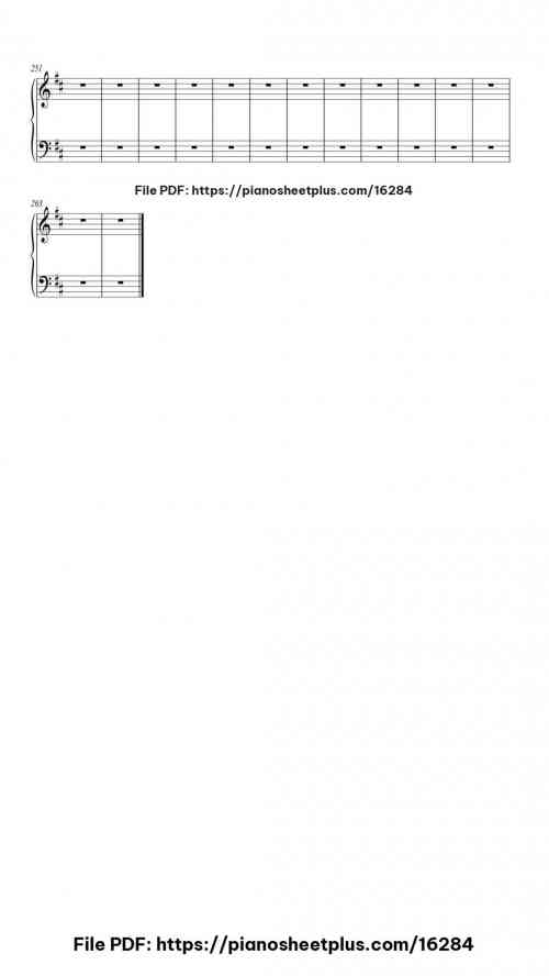 The Nutcracker, Op. 71: Waltz of the Flowers by Pyotr Ilyich Tchaikovsky Level Mid-Advanced 16 The Nutcracker, Op. 71: Waltz of the Flowers piano sheet music free pdf