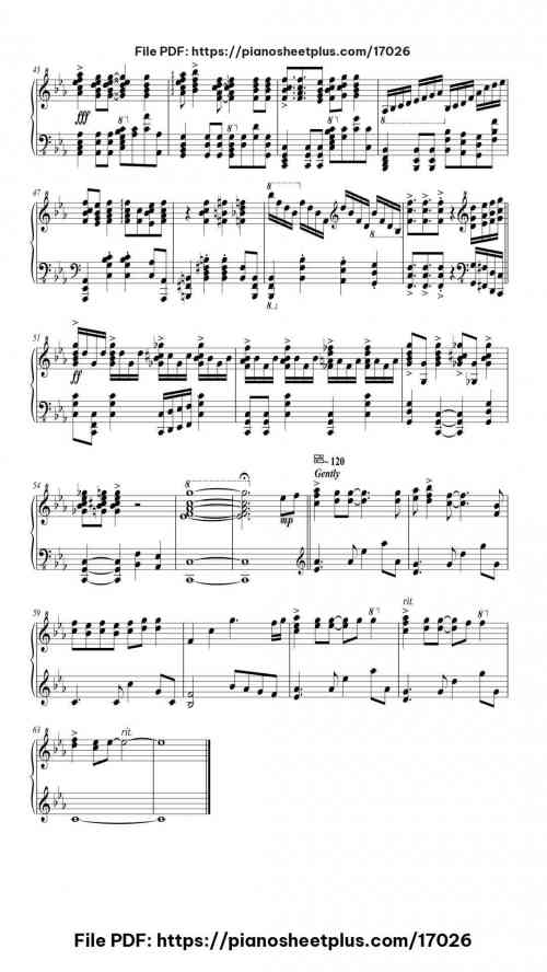 The Rumbling - Colossal Version by SiM Level Intermediate 6 The Rumbling - Colossal Version piano sheet music free pdf