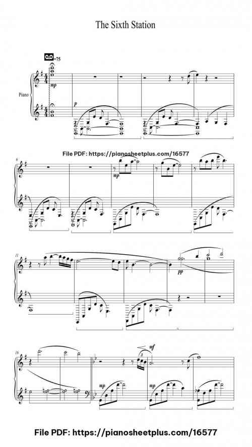The Sixth Station by Joe Hisaishi Level Advanced 5 The Sixth Station by Joe Hisaishi Level Advanced