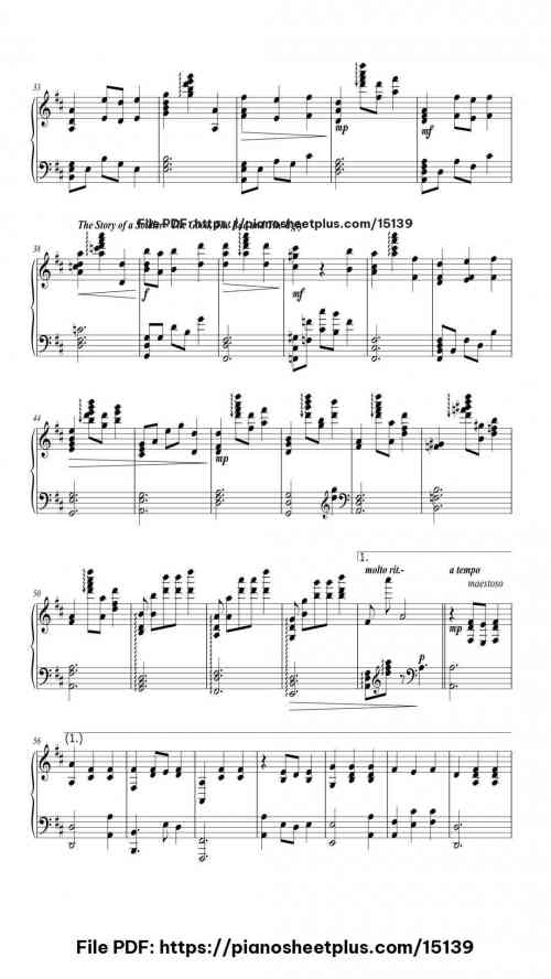 The Story of a Soldier (The Good, The Bad and The Ugly) by Ennio Morricone Level Intermediate 5 The Story of a Soldier (The Good, The Bad and The Ugly) piano sheet music free pdf
