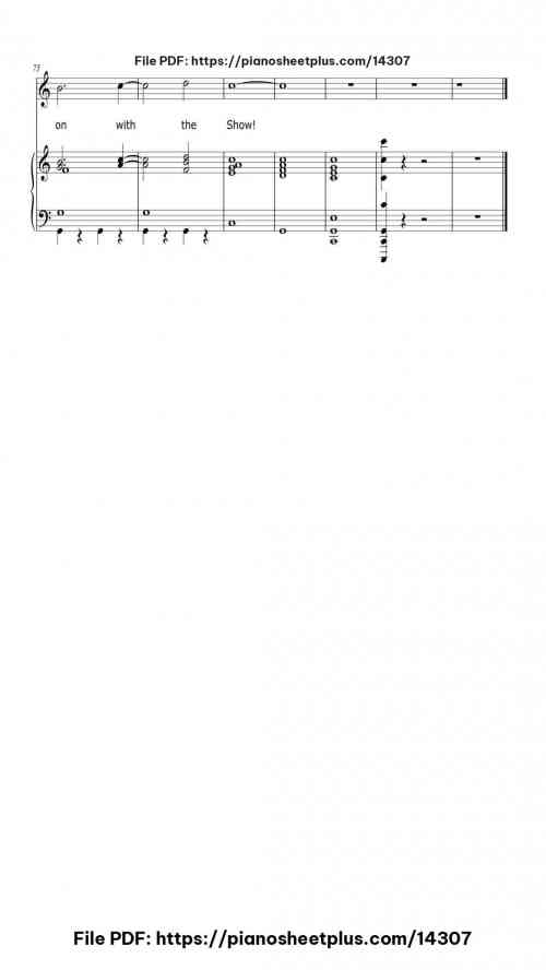 There's No Business Like Show Business - Piano Sheet Music PDF – Printable 10 There's No Business Like Show Business piano sheet music free pdf