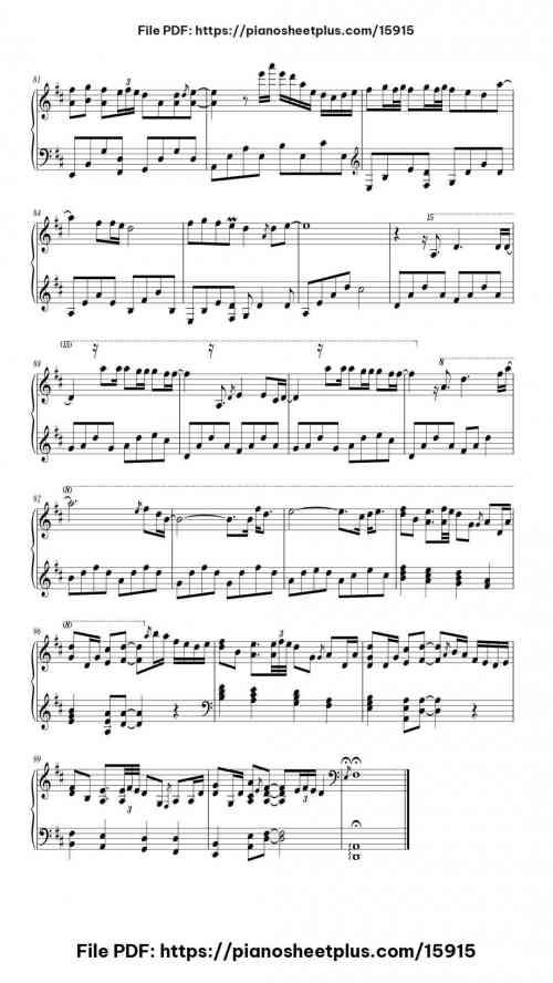 Thinking Out Loud (Wedding Version) by Ed Sheeran Level Mid-Advanced 10 Thinking Out Loud (Wedding Version) piano sheet music free pdf