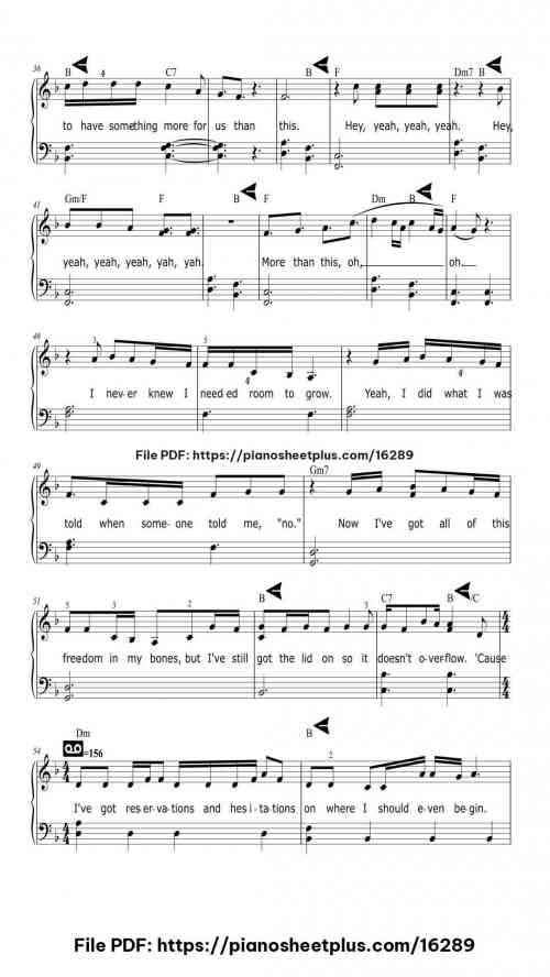 This Wish by JP Saxe/Julia Michaels/Benjamin Rice Level Intermediate 7 This Wish piano sheet music free pdf