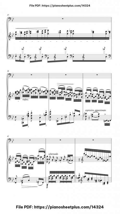 Transcendental Étude No. 5 "Feux Follets" in B-Flat Major - Piano Sheet Music – Free PDF Download 21 Transcendental Étude No. 5 "Feux Follets" in B-Flat Major piano sheet music free pdf