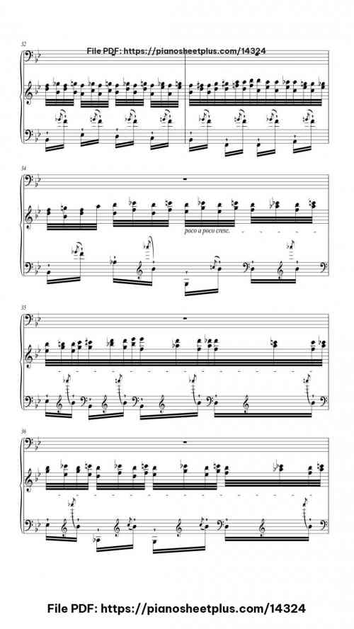 Transcendental Étude No. 5 "Feux Follets" in B-Flat Major - Piano Sheet Music – Free PDF Download 20 Transcendental Étude No. 5 "Feux Follets" in B-Flat Major piano sheet music free pdf