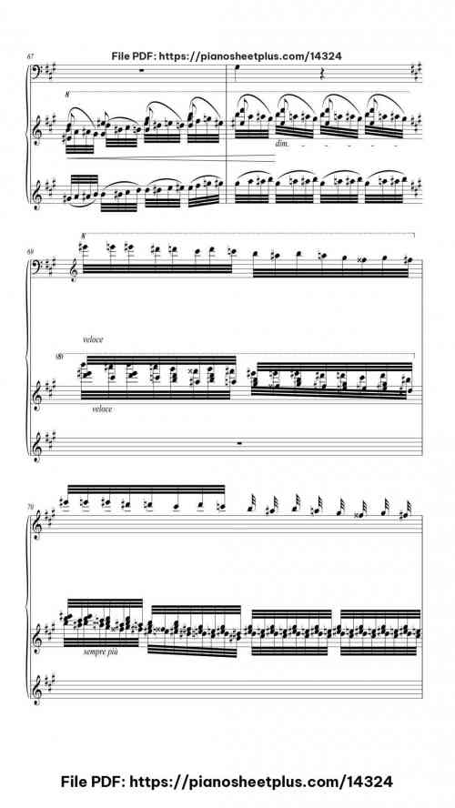 Transcendental Étude No. 5 "Feux Follets" in B-Flat Major - Piano Sheet Music – Free PDF Download 24 Transcendental Étude No. 5 "Feux Follets" in B-Flat Major piano sheet music free pdf