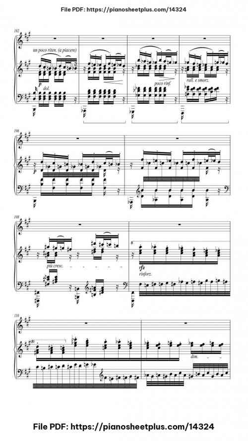 Transcendental Étude No. 5 "Feux Follets" in B-Flat Major - Piano Sheet Music – Free PDF Download 29 Transcendental Étude No. 5 "Feux Follets" in B-Flat Major piano sheet music free pdf