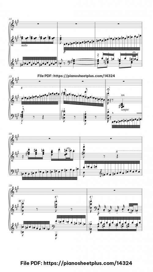 Transcendental Étude No. 5 "Feux Follets" in B-Flat Major - Piano Sheet Music – Free PDF Download 30 Transcendental Étude No. 5 "Feux Follets" in B-Flat Major piano sheet music free pdf