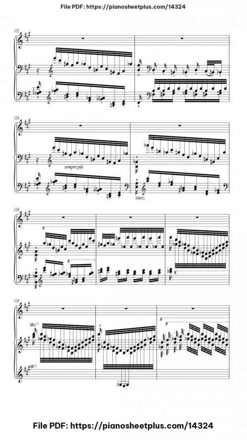 Transcendental Étude No. 5 "Feux Follets" in B-Flat Major - Piano Sheet Music – Free PDF Download 31 Transcendental Étude No. 5 "Feux Follets" in B-Flat Major piano sheet music free pdf