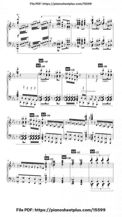 Transcendental Étude No. 8 in C Minor, S. 139: "Wilde Jagd" by Franz Liszt Level Mastery 17 Transcendental Étude No. 8 in C Minor, S. 139: "Wilde Jagd" piano sheet music free pdf