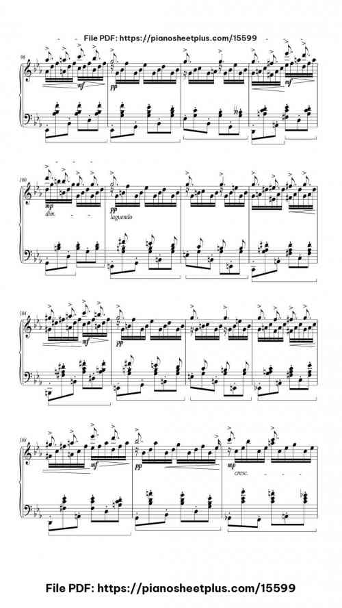 Transcendental Étude No. 8 in C Minor, S. 139: "Wilde Jagd" by Franz Liszt Level Mastery 22 Transcendental Étude No. 8 in C Minor, S. 139: "Wilde Jagd" piano sheet music free pdf