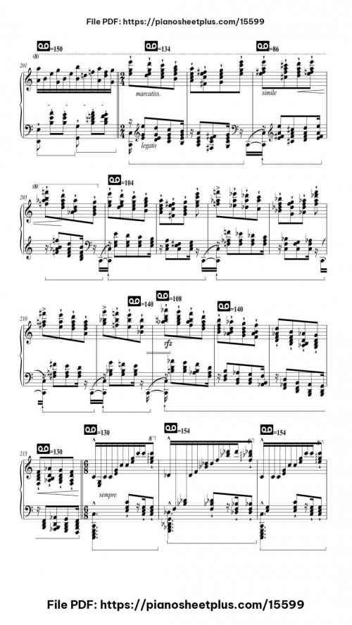 Transcendental Étude No. 8 in C Minor, S. 139: "Wilde Jagd" by Franz Liszt Level Mastery 29 Transcendental Étude No. 8 in C Minor, S. 139: "Wilde Jagd" piano sheet music free pdf
