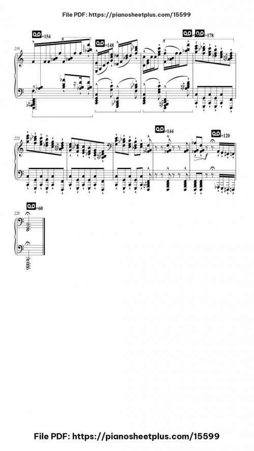 Transcendental Étude No. 8 in C Minor, S. 139: "Wilde Jagd" by Franz Liszt Level Mastery 30 Transcendental Étude No. 8 in C Minor, S. 139: "Wilde Jagd" piano sheet music free pdf