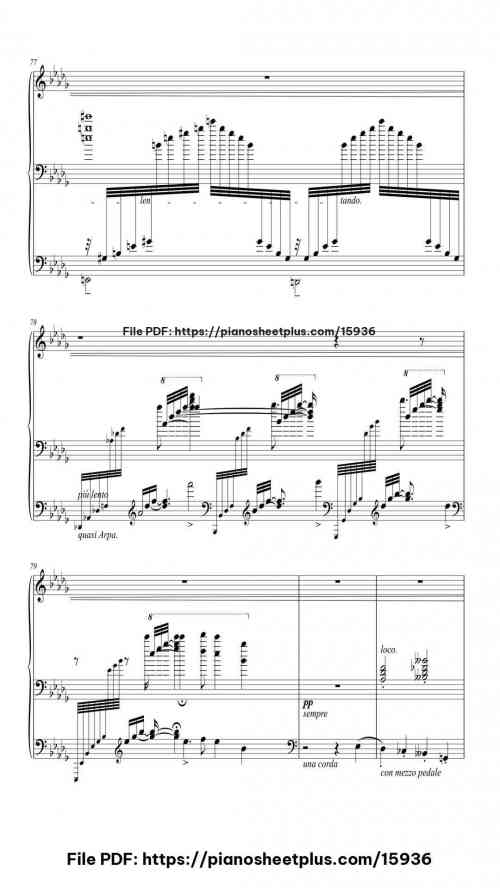 Trois Etudes de Concert No. 3 "Un Sospiro" by Franz Liszt Level Mastery 33 Trois Etudes de Concert No. 3 "Un Sospiro" piano sheet music free pdf