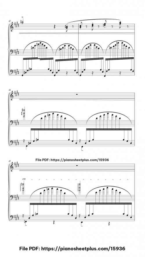 Trois Etudes de Concert No. 3 "Un Sospiro" by Franz Liszt Level Mastery 26 Trois Etudes de Concert No. 3 "Un Sospiro" piano sheet music free pdf