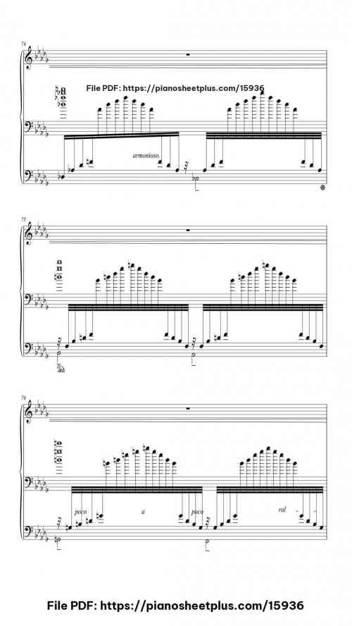Trois Etudes de Concert No. 3 "Un Sospiro" by Franz Liszt Level Mastery 32 Trois Etudes de Concert No. 3 "Un Sospiro" piano sheet music free pdf