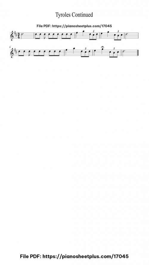 Tyroles Continued by - Level Beginner 26 Tyroles Continued by – Level Beginner