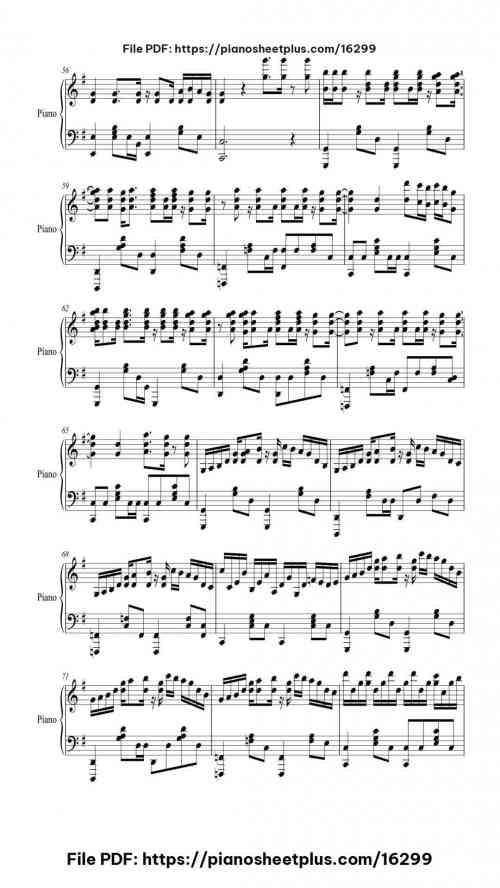 Up & Up by Coldplay Level Mid-Advanced 10 Up & Up piano sheet music free pdf