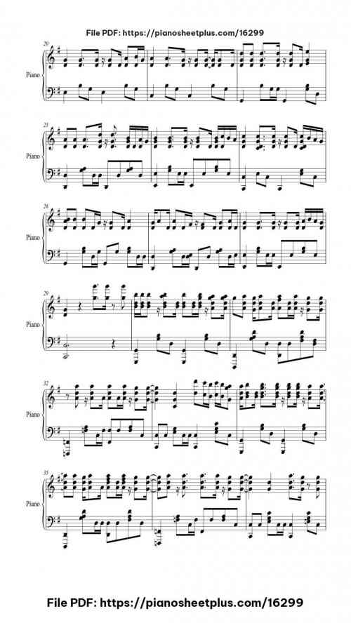 Up & Up by Coldplay Level Mid-Advanced 8 Up & Up piano sheet music free pdf