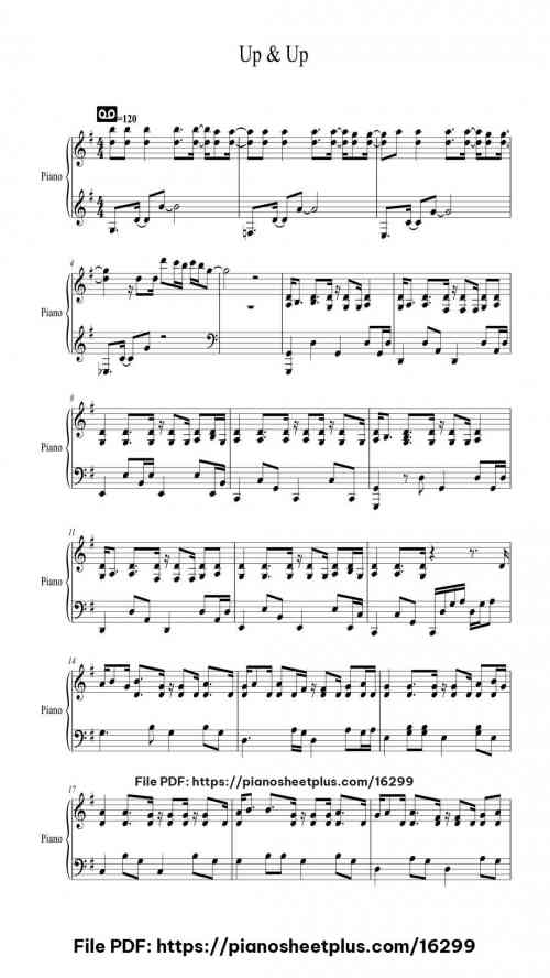 Up & Up by Coldplay Level Mid-Advanced 26 Up & Up by Coldplay Level Mid-Advanced
