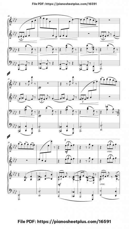 Valse-Impromptu Opus 27 in A♭ Major by Gabriel Pierné Level Mid-Advanced 15 Valse-Impromptu Opus 27 in A♭ Major piano sheet music free pdf