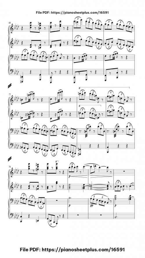 Valse-Impromptu Opus 27 in A♭ Major by Gabriel Pierné Level Mid-Advanced 17 Valse-Impromptu Opus 27 in A♭ Major piano sheet music free pdf