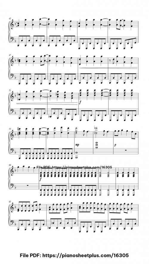 Vampire by Olivia Rodrigo Level Intermediate 8 Vampire piano sheet music free pdf