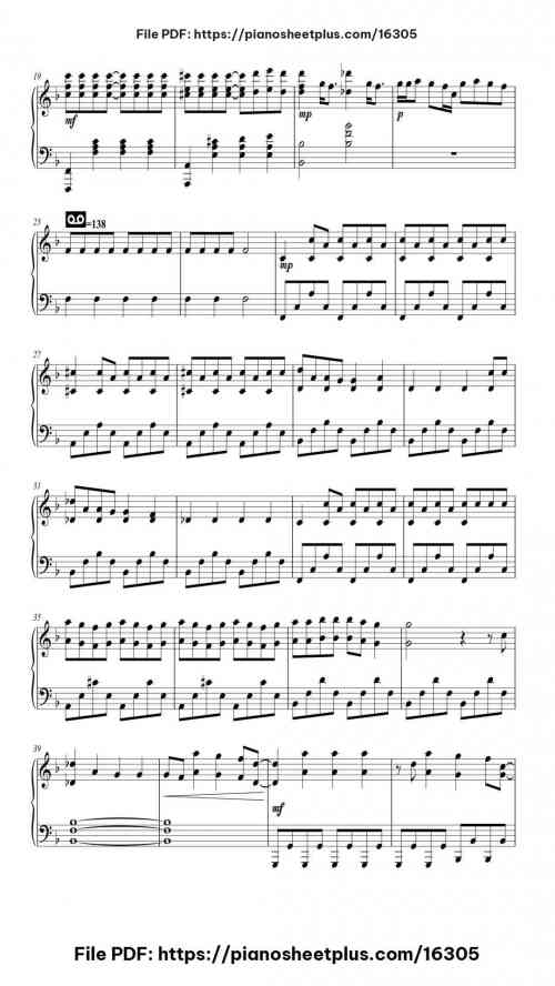 Vampire by Olivia Rodrigo Level Intermediate 7 Vampire piano sheet music free pdf