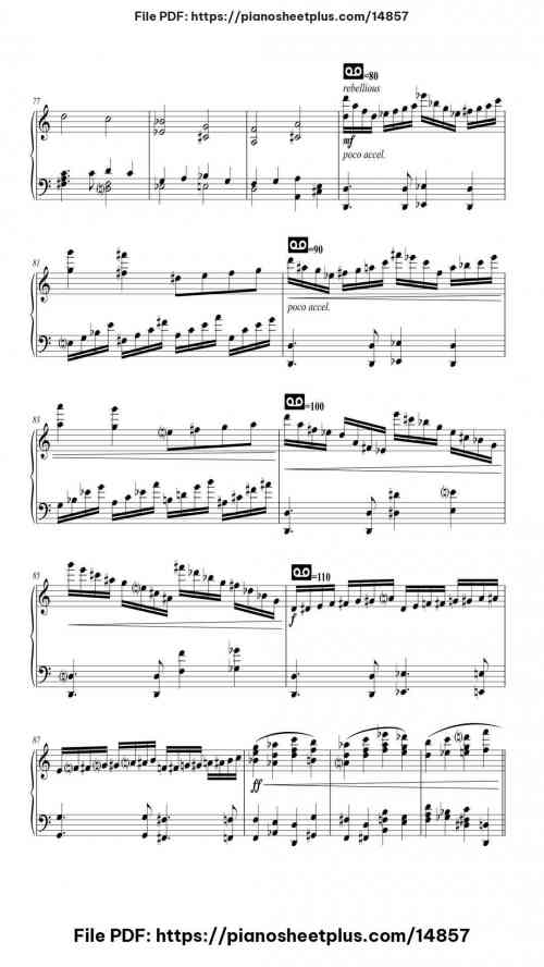 variation - Download Free Piano Sheet Music in PDF 14 variation piano sheet music free pdf