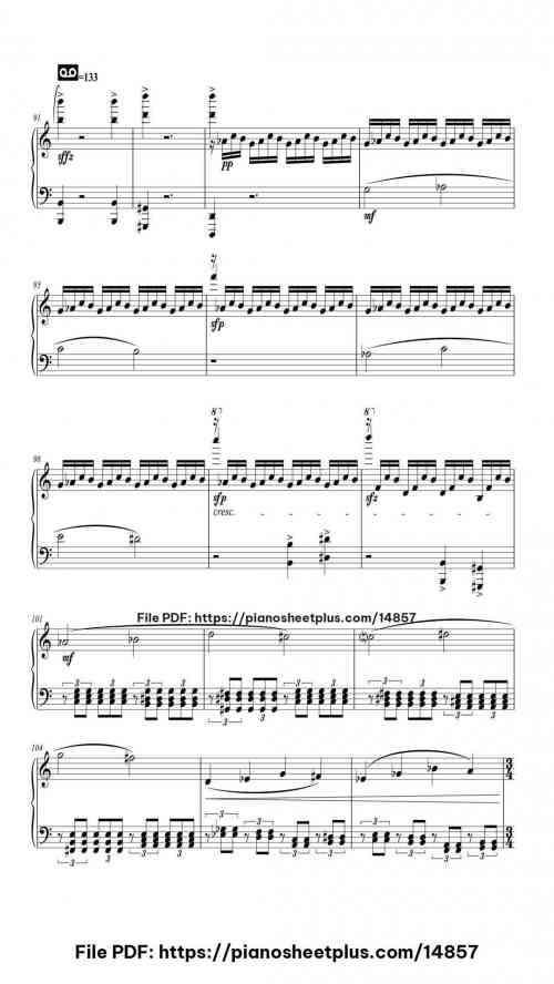 variation - Download Free Piano Sheet Music in PDF 15 variation piano sheet music free pdf