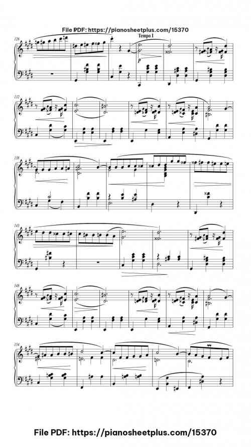 Waltz in C-Sharp Minor, Op. 64, No. 2 by Frédéric Chopin Level Advanced 12 Waltz in C-Sharp Minor, Op. 64, No. 2 piano sheet music free pdf