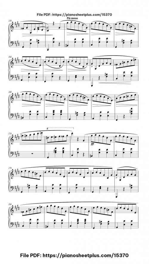 Waltz in C-Sharp Minor, Op. 64, No. 2 by Frédéric Chopin Level Advanced 13 Waltz in C-Sharp Minor, Op. 64, No. 2 piano sheet music free pdf