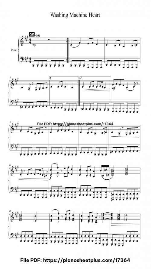 Washing Machine Heart by Mitski Level Intermediate 5 Washing Machine Heart by Mitski Level Intermediate