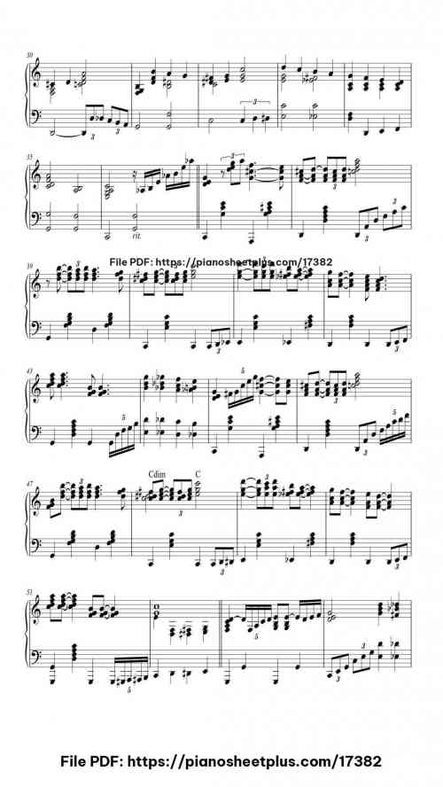 When You Wish Upon a Star by Leigh Harline Level Advanced 5 When You Wish Upon a Star piano sheet music free pdf