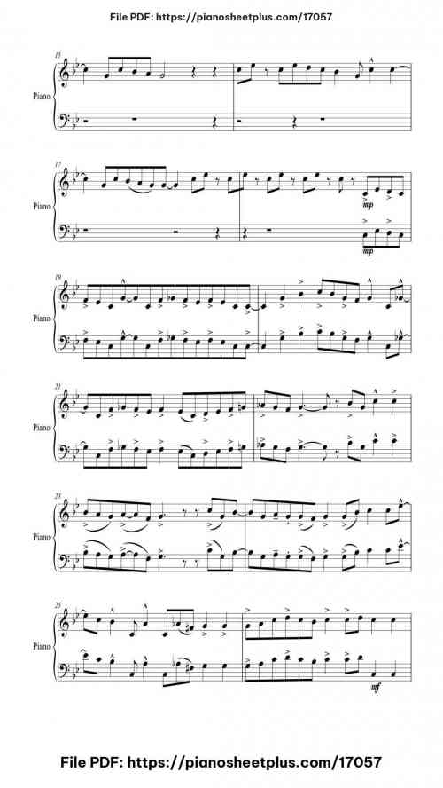 Whiplash by Hank Levy Level Intermediate 6 Whiplash piano sheet music free pdf