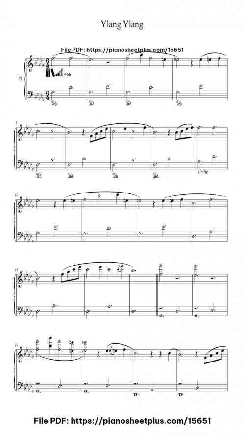 Ylang Ylang by FKJ Level Intermediate 9 Ylang Ylang by FKJ Level Intermediate