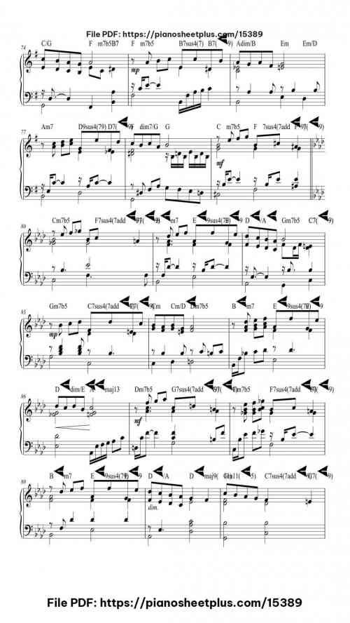 You Must Believe In Spring by Michel Legrand Level Intermediate 11 You Must Believe In Spring piano sheet music free pdf