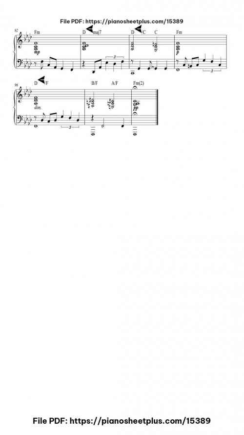 You Must Believe In Spring by Michel Legrand Level Intermediate 12 You Must Believe In Spring piano sheet music free pdf