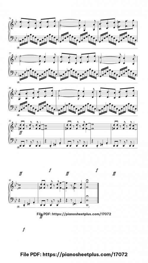 Zelda 2 Palace Theme by - Level Beginner 10 Zelda 2 Palace Theme piano sheet music free pdf