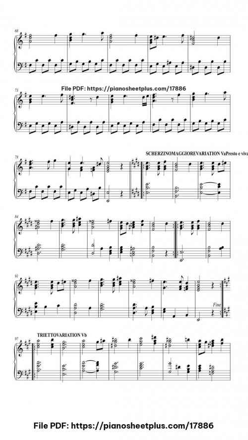 5 Variations for Piano in E Minor on "La Folia", Op. 123 No. 2 by Henry Miller Level Intermediate 7 5 Variations for Piano in E Minor on "La Folia", Op. 123 No. 2 piano sheet music free pdf