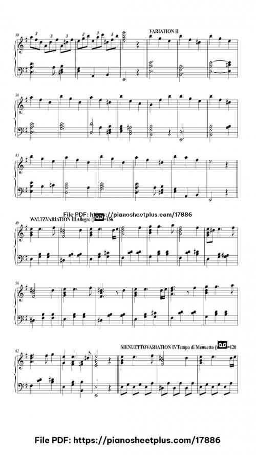 5 Variations for Piano in E Minor on "La Folia", Op. 123 No. 2 by Henry Miller Level Intermediate 6 5 Variations for Piano in E Minor on "La Folia", Op. 123 No. 2 piano sheet music free pdf
