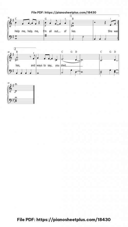 50 ways to say goodbye by Train Level Intermediate 10 50 ways to say goodbye piano sheet music free pdf