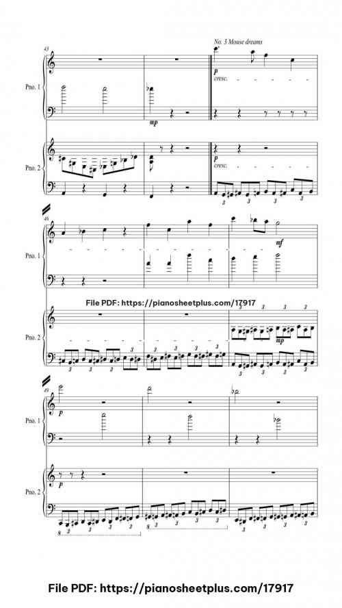 8 Chronological Pieces For Piano 4 Hands by Dengie Level Mastery 37 8 Chronological Pieces For Piano 4 Hands piano sheet music free pdf