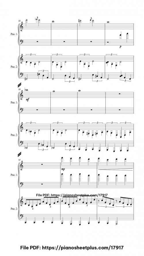 8 Chronological Pieces For Piano 4 Hands by Dengie Level Mastery 42 8 Chronological Pieces For Piano 4 Hands piano sheet music free pdf