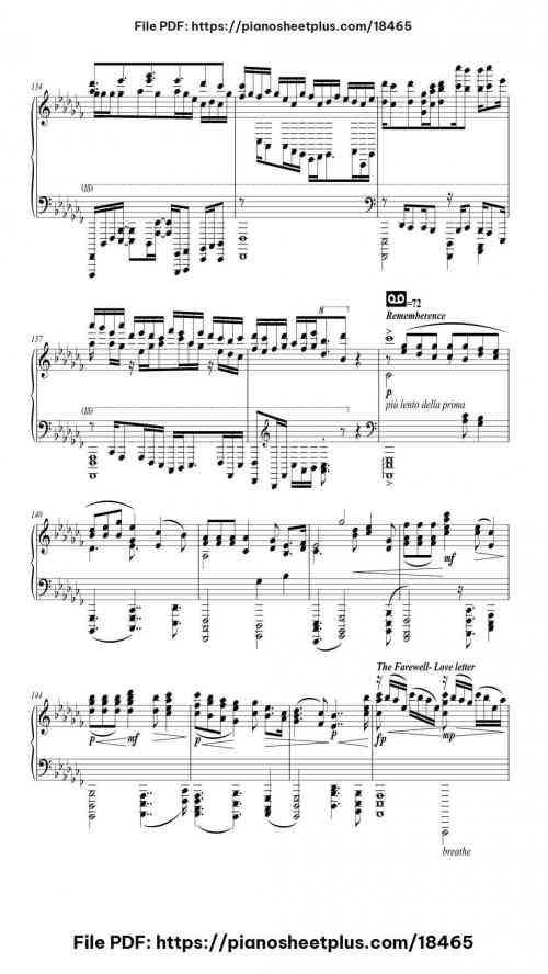 As The Cherry Blossoms Fly by iwishedforit Level Professional 28 As The Cherry Blossoms Fly piano sheet music free pdf