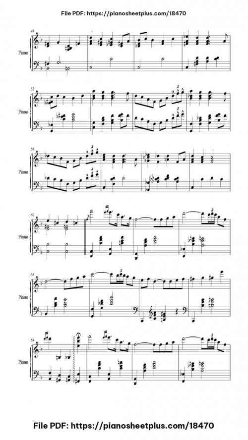 Autumn Crocus by Billy Mayerl Level Intermediate 7 Autumn Crocus piano sheet music free pdf