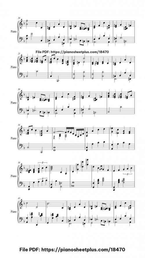 Autumn Crocus by Billy Mayerl Level Intermediate 6 Autumn Crocus piano sheet music free pdf