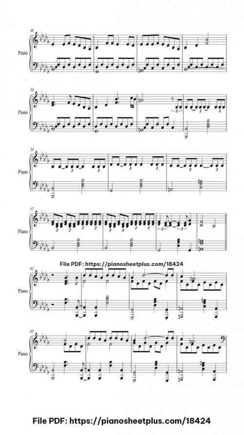Believer by Imagine Dragons Level Mid-Advanced 8 Believer piano sheet music free pdf