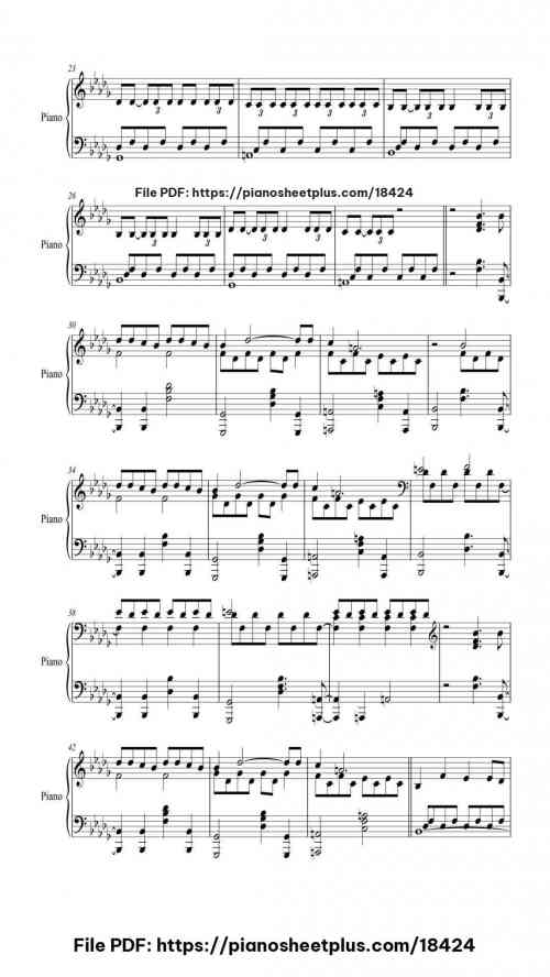 Believer by Imagine Dragons Level Mid-Advanced 7 Believer piano sheet music free pdf