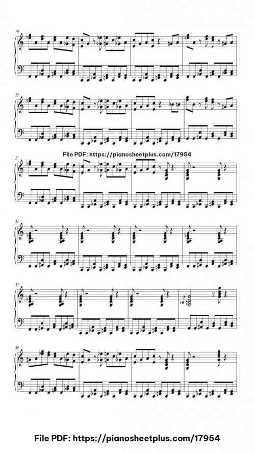 Boogie Woogie Stomp by Albert Ammons Level Mid-Advanced 9 Boogie Woogie Stomp piano sheet music free pdf